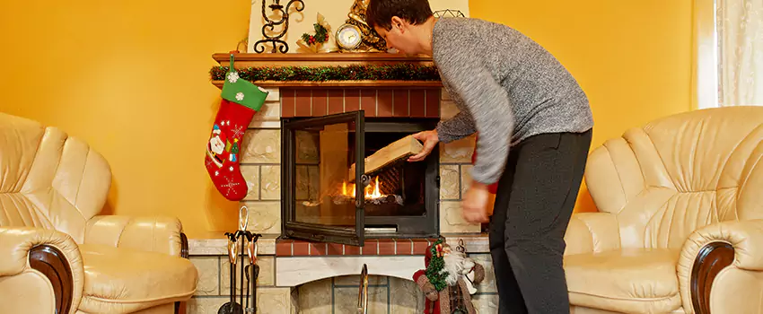 Rusted Metal Fireplace Restoration in Horn Lake, Mississippi